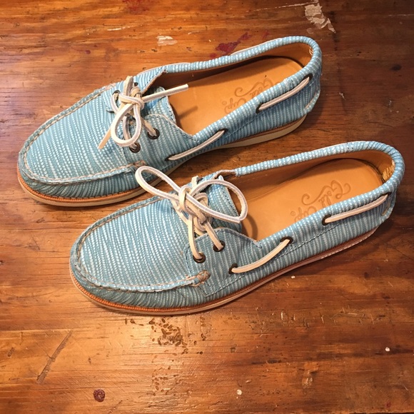Sperry Shoes - Sperry Top Siders Gold Cup s7 teal boat shoe